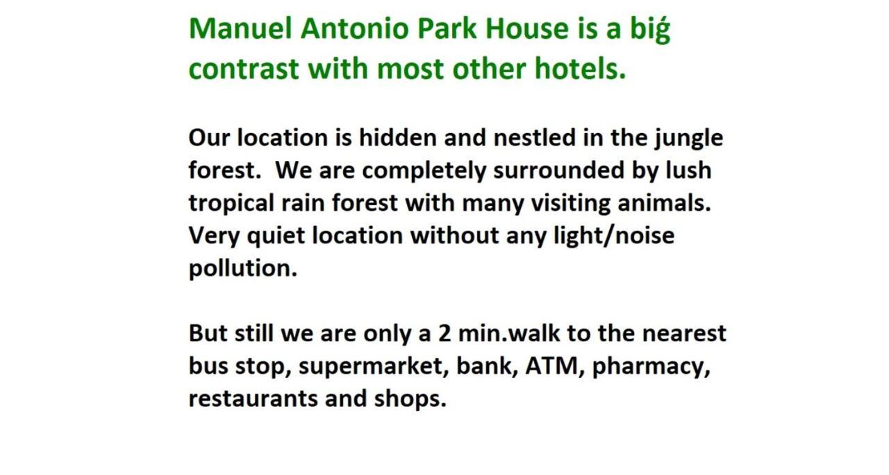 Manuel Antonio Park House - Adults Only Hotel ภายนอก รูปภาพ